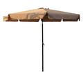 International Caravan YF-1104-3M-KH 10 ft. Outdoor Aluminum Umbrella with Flaps, Khaki YF-1104-3M/KH